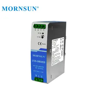 مصدر طاقة Mornsun 12 10A AC DC sun مصدر طاقة vw 12V Din Rail Mode