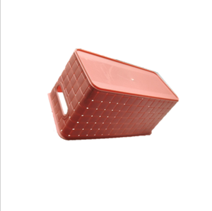 Panier en plastique moulé par injection OEM, carré, rectangulaire, durable, en PP, panier de rangement creux pour chambre, maison, bureau, bureau <span class=keywords><strong>à</strong></span> domicile - Product Image 3