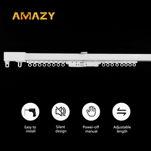 Nhà thông minh điều khiển theo dõi điện rèm tự động hóa điện rèm động cơ thông minh cơ giới Rèm theo dõi Kit - Product Image 3