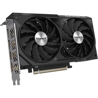 RTX 4060 Ti WINDFORCE OC 8G PCI Express GPU 2x Kipas WINDFORCE 8GB 128-bit GDDR6 GV-N406TWF2OC-8GD