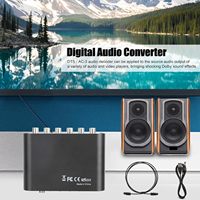 Decodificador de audio Dac 51 placa Dolbi Toslink convertidor digital a analógico 5,1 sistema de cine en casa Dts AC3