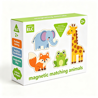 Boîte en papier personnalisée imprimée, portable, étanche et écologique, emballage premium avec fenêtre pour animaux magnétiques, expédition rapide en 72h