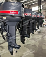 Motor Tempel Yamaha 40HP 2-Tak Bensin dengan Remote Control untuk Pembuatan Kapal Nelayan
