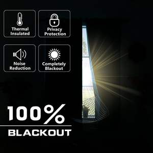 <span class=keywords><strong>Pannello</strong></span> tenda oscurante (colore <span class=keywords><strong>blu</strong></span> pietra) <span class=keywords><strong>tende</strong></span> termoisolanti camera oscurante tenda per finestra per camera da letto/soggiorno - Product Image 3