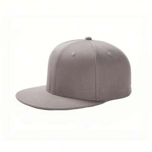 Wholesale <b>Custom</b> Color and Logo Hip-hop Sunproof Flat Brim Sports Outdoor Beach Adjustable Snapback Hats 100% Cotton - Product Image 1