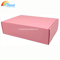 Boîtes d'expédition recyclables personnalisées, 25 pièces, boîte à courrier rose en carton ondulé pour les petites entreprises, boîte à courrier pour emballer des cadeaux