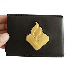 Özel Çinko Alaşımlı Güvenlik Görevlisi Üniforması Omuz Askılı Özel Dedektif Rozeti ve Cüzdan - Product Image 1