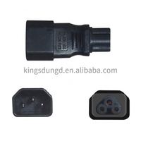Adaptateur secteur IEC 320 Prise convertisseur C14 vers C5 Prise IEC 3 pôles Connecteur C5 vers C14