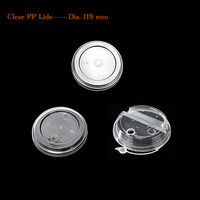 Koffiemok met deksel en handvat, grote inhoud (24/32 oz), van voedselveilig transparant plastic, met aangepaste logo, geschikt voor koffie, melk, thee, fruit en andere dranken.