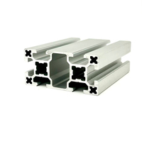 Profilé de jambe de force 4080 profilés extrudés en aluminium T5 à fente en T, facile à assembler