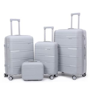 Großhandel Luxus Handgepäck Hartschalen-Kofferset aus PP mit TSA-Schloss, Wasserdicht, Leichtgewichtig, Elegantes Design, Polyester, Klassisch Schlicht - Product Image 5