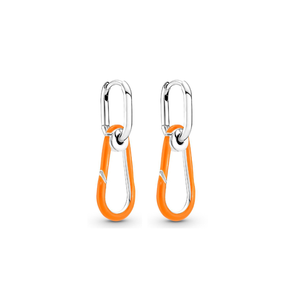 Pendientes de Cadena con Dijes de Plata 925 <span class=keywords><strong>Serie</strong></span> <span class=keywords><strong>ME</strong></span>, Oro Rosa, como Regalo de San Valentín, Compromiso o Aniversario - Product Image 3