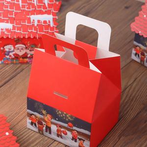Boîte à gâteaux de Noël modèle en carton boîte-cadeau de vacances <span class=keywords><strong>maison</strong></span> de biscuits au gingembre pour biscuits au chocolat boîte-cadeau de Noël - Product Image 2