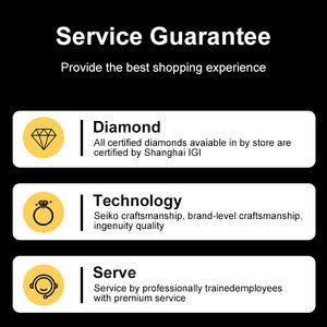 Cadena <span class=keywords><strong>Cubana</strong></span> de Oro Sólido Real de 10K, 14K, 18K con Diamantes de Laboratorio Redondos HPHT, Collar de Eslabones Cubanos con Diamantes Cultivados en Laboratorio de Corte Redondo - Product Image 6