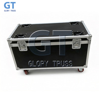 Valise de transport robuste de haute qualité avec roulettes, ignifuge, en aluminium, pour câbles, type flight case