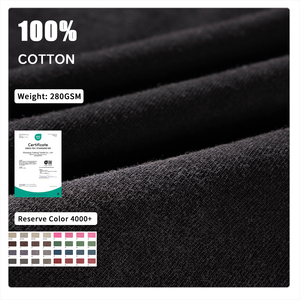 Maglietta da <span class=keywords><strong>uomo</strong></span> in <span class=keywords><strong>cotone</strong></span> 100% con lavaggio acido da <span class=keywords><strong>uomo</strong></span> 280Gsm con serigrafia personalizzata Streetwear Design moda t-Shirt oversize - Product Image 5