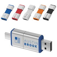 Gitra Dual Push Out Tipo C OTG USB 3,0 Memory Stick Phone Flash Drive Pendrives externos 64GB 128GB para tabletas de teléfonos Android