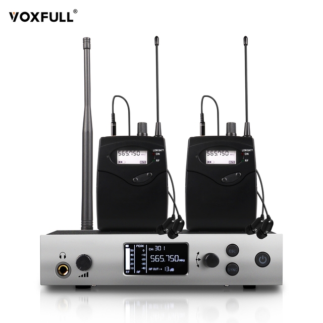 Voxfull G5 Dual-Mode Metal Wireless In-Ear Noise Cancelling Monitor System for Stage Performance Singers