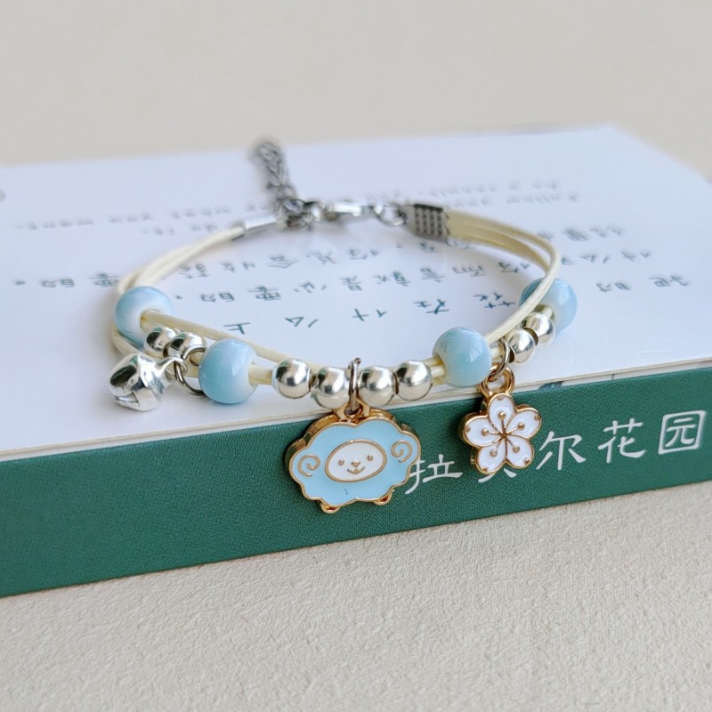 Bracciale Donna Amicizia Multistrato Argento | Regolabile In Lega Ipoallergenica | Gioiello Significativo Clip