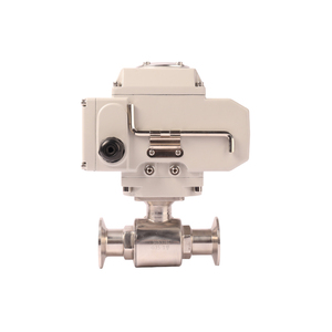 Contrôle du débit d'eau à 3 voies 24V DC On-Off 24V DC Vanne à boisseau sphérique motorisée automatique intelligente sanitaire personnalisable Gas Oil General - Product Image 2