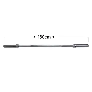 Fitness Gym 1.2 1.5 m Training Power Olimpica Steel Professional Weightlifting 20kg Competition Barbell Barbells Bar For Sale