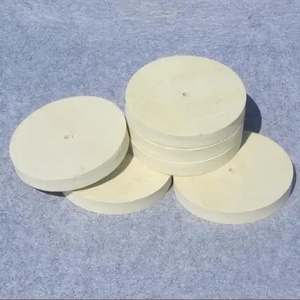 Disque en feutre de laine / Disque blanc / Roue de polissage en feutre de laine à lamelles pour pierre, haute dureté, épaisseur 5 mm, haute efficacité - Product Image 2