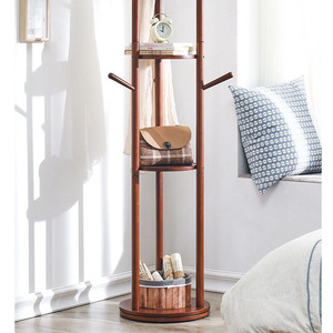 Venta caliente Jiabao Percha para ropa Percha <span class=keywords><strong>de</strong></span> <span class=keywords><strong>pie</strong></span> Ahorro <span class=keywords><strong>de</strong></span> espacio <span class=keywords><strong>Percheros</strong></span> <span class=keywords><strong>de</strong></span> madera multifuncionales - Product Image 2