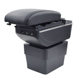 Vtear Per Skoda A7 bracciolo USB di Ricarica intensificare Doppio strato scatola di immagazzinaggio centrale contenuti Negozio bracciolo accessori ricambi per auto - Product Image 1