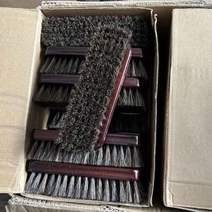 Brosse en gros à manche en bois poli, poils naturels de cheval, pour un dépoussiérage doux - Product Image 5