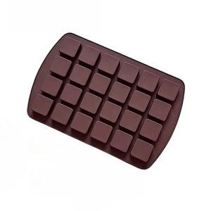 24 تجويف قالب مربعات سيليكون شوكولاتة براوني درجة غذائية لحلوى الشوكولاتة - Product Image 4