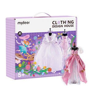 Mideer MD6362, Juego de Diseño de Ropa para Niñas, Manualidades, Costura, Arte y Artesanía para Niños, Ropa de Moda para Muñecas - Product Image 2