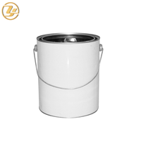 Bidons métalliques ronds en fer blanc de 1L pour le stockage de carburant industriel, avec logo personnalisé, étanches, vente en gros OEM