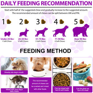 Oimmal Integratore Multivitaminico 15 <span class=keywords><strong>in</strong></span> 1 per Cani di Tutte le Età, Salute Intestinale, Integratore Vitaminico per la Cura degli Animali Domestici - Product Image 4