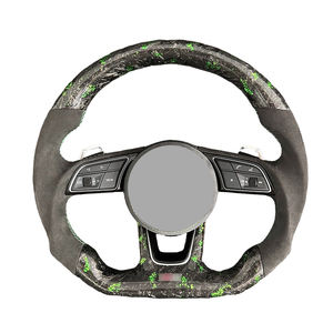 <span class=keywords><strong>Volant</strong></span> sport RS personnalisé <span class=keywords><strong>SLINE</strong></span> complet en cuir et fibre de carbone pour Audi A6 C7 C6 A7 A3 A4 RS3 RS5 RS6 Q3 Q5 Q7 - Product Image 4