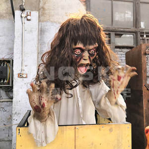 Produsen Perlengkapan Rumah Hantu DINOSKY, Topeng Zombie, Desain Atraksi Horor Imersif, Perlengkapan Animatronik Menyeramkan yang Dapat Dipesan Sesuai Kebutuhan - Product Image 6