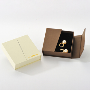 Glampkg Cardboard Necklace <b>Earring</b> Ring Jewelry <b>Gift</b> <b>Box</b> Double Open Door Flip Cover Paper Jewellery <b>Box</b> - Product Image 4