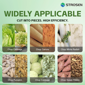 Concasseur polyvalent Strosen pour fruits <span class=keywords><strong>et</strong></span> légumes Broyeur de traitement d'aliments pour animaux d'élevage Broyeur d'équipement d'élevage de chèvres Coupe-paille - Product Image 4