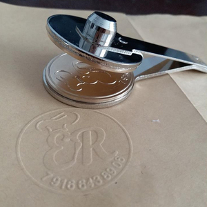 <span class=keywords><strong>Tampon</strong></span> portable en relief de papier, gaufrage de papier de bureau - Product Image 4