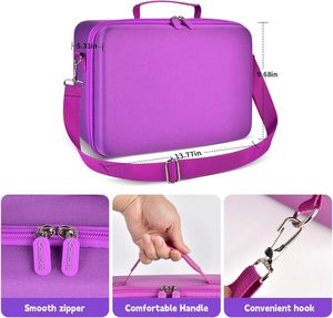 Étui de transport pour casque Meta <span class=keywords><strong>Quest</strong></span> 3S/3/<span class=keywords><strong>2</strong></span>, rangement <span class=keywords><strong>VR</strong></span> pour casque et manettes, protection faciale et sangle d'épaule, idéal pour la maison et les voyages - Product Image 5