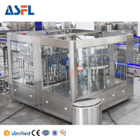 Machine à bouteilles en verre automatique certifiée CE ISO, haute vitesse, 6000BPH-12000BPH, pour ligne de production de poudre, d'huile et de boissons gazeuses