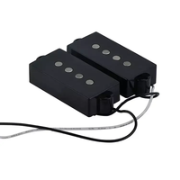 Hot Sale 4 String P Bass Pickup Electric Guitar P Bass Pickup with Ceramic Magnet Black