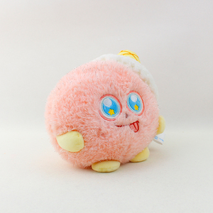 Cute Pink Ice Cream Hat Star-Eyed Plush Doll Super Soft Embroidered <strong>Stitched</strong> <strong>Gift</strong> for Girls Adorable Toy - Product Image 2