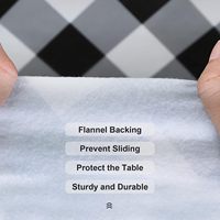 HuiHe Fabricant Promotion Fête D'anniversaire Table Ronde Étanche Facile à Nettoyer Protection Impression De Bureau Nappe En PVC