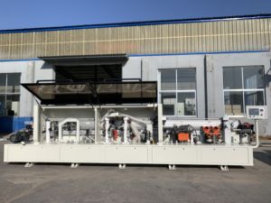 Machine de chantournage automatique haute vitesse MF450A HYSEN pour la production de MDF, contrôlée par moteur PLC, avec fonctions de raclage et de collage pour outils de <span class=keywords><strong>menuiserie</strong></span> - Product Image 6