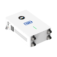 Batterie Lifepo4 Y&H 51,2V 200AH 10,24kWh, système de stockage d'énergie de type plancher, cycle profond, 6000+ cycles de vie, BMS intégré
