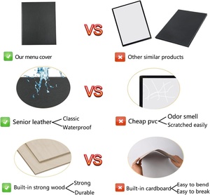 Chất Lượng Cao Thúc Đẩy Bán Hàng Nhà Hàng <span class=keywords><strong>Menu</strong></span> Bao Gồm <span class=keywords><strong>Menu</strong></span> Thư Mục Khách Sạn Cửa Hàng Rượu Vang Bar Da <span class=keywords><strong>Menu</strong></span> Tùy Chỉnh - Product Image 3