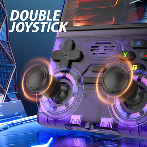 เครื่องเล่นเกมพกพา X M18 Pro Retro หน้าจอ HD 3.5 นิ้ว จอยสติ๊กคู่ แบตเตอรี่ 3500 mAh วิดีโอเกมพกพา พร้อมคอนโทรลเลอร์ไร้สาย 2 ตัว - Product Image 6