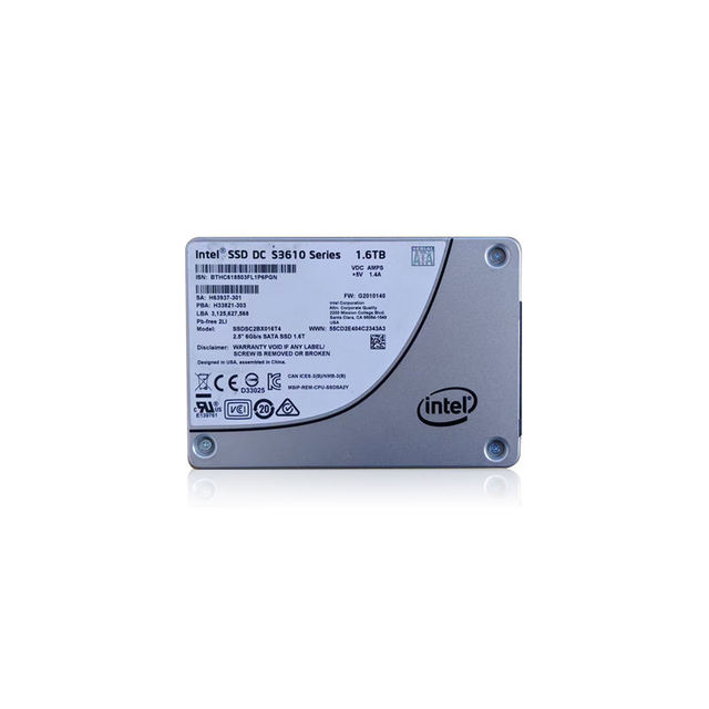 1.6TB Internal Metal Shell Intel DC S3610 SATA 6Gbps MLC Enterprise SSD for Data Center Server