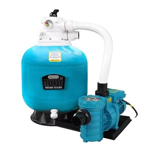 Máquina de Bomba de Arena para Filtro de <span class=keywords><strong>Piscina</strong></span> Integrada, Silla de Acero y Fibra de Vidrio con Soporte de Acero Inoxidable, Función de Limpieza de Piscinas - Product Image 1