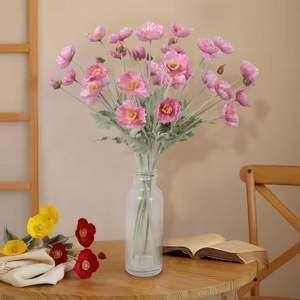 ดอกไม้ไลซิแอนทัสปลอมทำจากผ้าไหมสำหรับตกแต่งงานแต่งงาน - Product Image 4